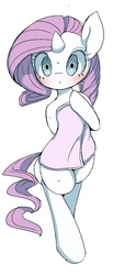 Size: 651x1579 | Tagged: safe, artist:skippy_the_moon, rarity, pony, unicorn, g4, bipedal, female, naked towel, solo, towel