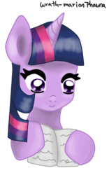 Size: 500x801 | Tagged: safe, artist:wrath-marionphauna, twilight sparkle, g4, female, solo