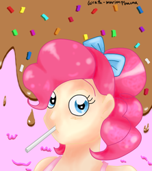 Size: 445x502 | Tagged: safe, artist:wrath-marionphauna, pinkie pie, human, g4, female, humanized, looking at you, solo