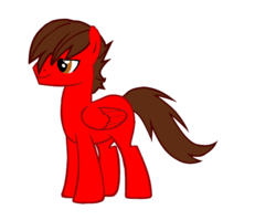 Size: 1003x797 | Tagged: safe, artist:titaniumbrony, oc, oc only, oc:redcraft jay, pegasus, pony, male, stallion