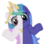 Size: 250x250 | Tagged: safe, princess celestia, princess luna, g4, :i, fusion, looking at you, meme, shrug, shrugpony, simple background, transparent background, we have become one