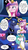 Size: 1100x2000 | Tagged: safe, artist:zoruanna, princess cadance, princess celestia, princess luna, g4, comic, crying, dialogue, grin, mean girls, open mouth, speech bubble