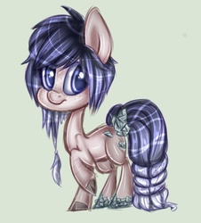 Size: 849x941 | Tagged: safe, artist:pinipy, oc, oc only, pony, raised hoof, simple background, solo