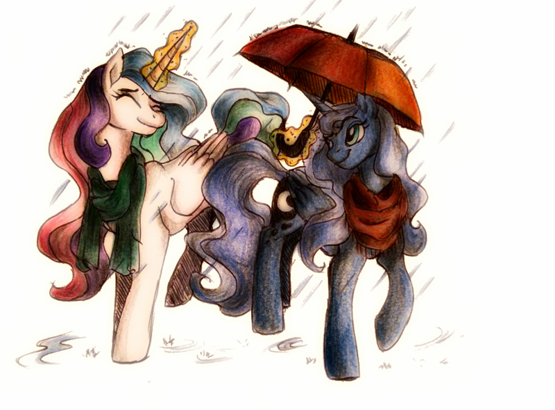 Зонт МЛП. Umbrella MLP. Rain sisters
