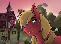 Size: 1280x924 | Tagged: safe, artist:alexispaint, big macintosh, earth pony, pony, g4, handsome, male, solo, stallion