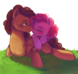 Size: 818x775 | Tagged: safe, artist:annielith, cheese sandwich, pinkie pie, g4, female, male, ship:cheesepie, shipping, straight