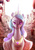 Size: 1386x1996 | Tagged: safe, artist:mrs1989, princess celestia, pony, g4, corrupted, female, solo