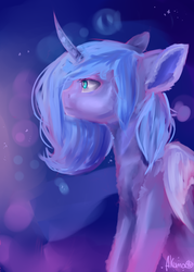 Size: 2500x3500 | Tagged: safe, artist:sashamarkova, princess luna, g4, female, high res, s1 luna, solo