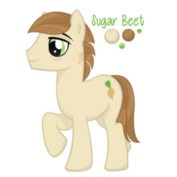 Size: 1000x1000 | Tagged: safe, artist:primrosesponies, oc, oc only, oc:sugar beet, solo