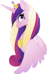 Size: 3871x6000 | Tagged: safe, artist:michdruch, artist:tiitcha, princess cadance, g4, female, simple background, solo, transparent background, vector