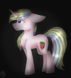 Size: 1239x1361 | Tagged: safe, artist:pinkfluff3, holly dash, pony, unicorn, g4, female, mare, palindrome get, solo