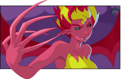 Size: 5663x3719 | Tagged: safe, artist:drewdini, sunset shimmer, equestria girls, g4, armpits, female, solo, sunset satan