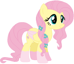 Size: 425x368 | Tagged: safe, artist:selenaede, artist:twistednights, fluttershy, g4, clothes, female, socks, solo