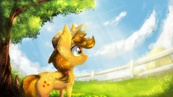 Size: 4000x2250 | Tagged: safe, artist:blackligerth, applejack, earth pony, pony, g4, female, mare, solo