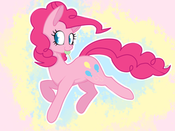 Size: 1024x768 | Tagged: safe, artist:blackmoonloveyou, pinkie pie, g4, candy, female, food, lollipop, mouth hold, solo