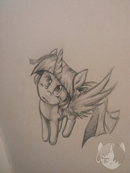 Size: 1728x2304 | Tagged: safe, artist:kerslap, twilight sparkle, alicorn, pony, g4, angry, female, mare, monochrome, paper, solo, traditional art, twilight sparkle (alicorn)