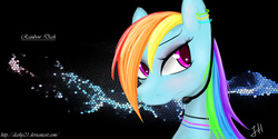 Size: 4000x2000 | Tagged: safe, artist:dashy21, rainbow dash, g4, female, headset, solo