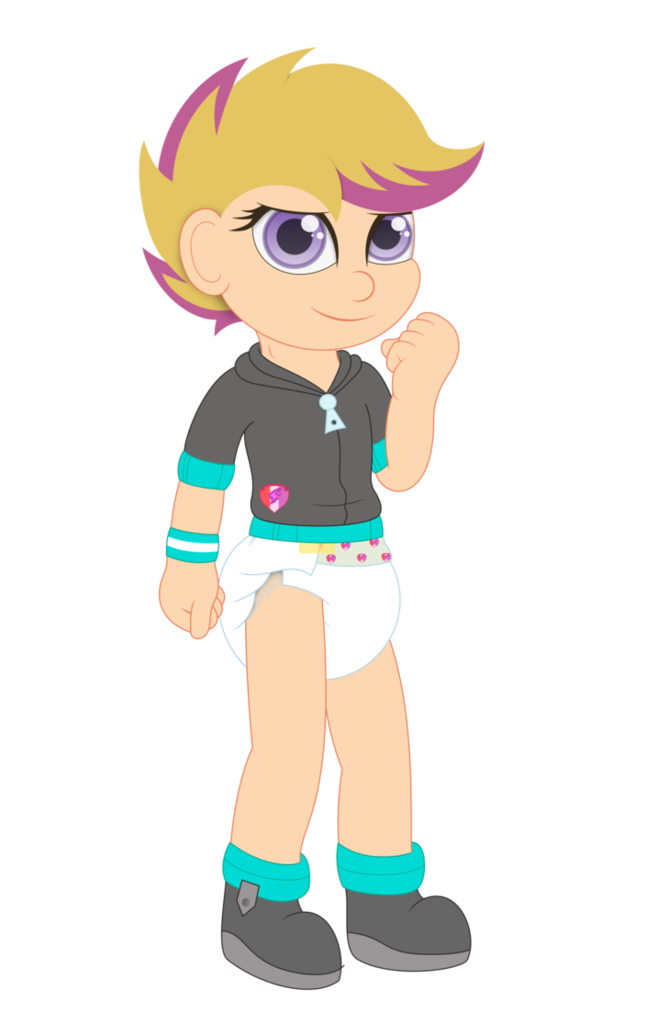 1099083 Safe Artistthe Crusader Network Scootaloo Human Cute Cutealoo Diaper Female 7841