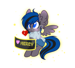 Size: 1024x919 | Tagged: safe, artist:creativechibigraphic, oc, oc only, pegasus, pony, blushing, clothes, crossdressing, crossover, cute, ear fluff, female, filly, flying, frisk, glowing, heart, heart eyes, icon, looking up, no pupils, shirt, shorts, simple background, smiling, solo, transparent background, undertale, watermark, wingding eyes
