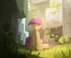 Size: 2350x1921 | Tagged: safe, artist:fuzzyfox11, scootaloo, pegasus, pony, g4, female, smiling, solo