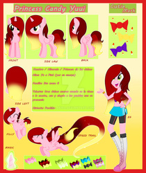 Size: 1024x1221 | Tagged: safe, artist:lak160, oc, oc only, oc:candy yuui, human, equestria girls, g4, human ponidox, reference sheet, solo