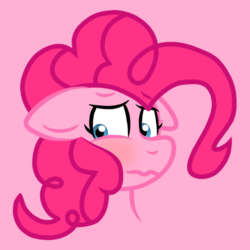 Size: 650x650 | Tagged: safe, artist:hyperwave9000, artist:skullman777, pinkie pie, g4, female, floppy ears, portrait, sad, solo