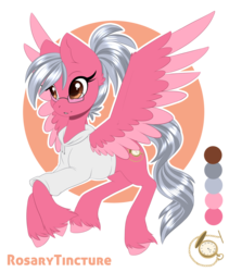 Size: 950x1123 | Tagged: safe, artist:silkensaddle, oc, oc only, oc:rosary tincture, pegasus, pony, clothes, commission, glasses, hoodie, pocket watch, ponytail, solo, sweatshirt