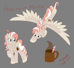 Size: 2361x2179 | Tagged: safe, artist:floofyfoxcomics, oc, oc only, oc:peppermint mocha (pegasusjedi), high res, reference sheet, solo