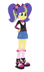 Size: 381x613 | Tagged: safe, alternate version, artist:kimmyfinster2476pro, pixel pizazz, equestria girls, g4