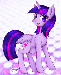 Size: 600x731 | Tagged: safe, artist:divided-s, twilight sparkle, alicorn, pony, g4, female, looking at you, mare, solo, twilight sparkle (alicorn)