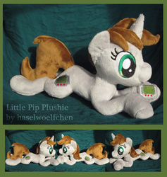 Size: 2526x2666 | Tagged: safe, artist:haselwoelfchen, oc, oc only, oc:littlepip, pony, unicorn, fallout equestria, fanfic, female, handmade, high res, horn, irl, mare, photo, pipbuck, plushie, solo