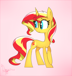 Size: 800x838 | Tagged: safe, artist:siggie740, sunset shimmer, pony, unicorn, g4, female, solo