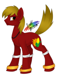 Size: 2619x3300 | Tagged: safe, artist:scarlet-spectrum, oc, oc only, oc:stone spirit, earth pony, pony, bands, high res, jewelry, necklace, serious, serious face, simple background, solo, transparent background, wristband