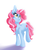 Size: 1600x1959 | Tagged: safe, artist:sourspot, oc, oc only, oc:cotton candy, earth pony, pony, kilalaverse, offspring, parent:pinkie pie, parent:pokey pierce, parents:pokeypie, solo