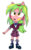 Size: 590x942 | Tagged: safe, artist:mildockart, lemon zest, equestria girls, g4, my little pony equestria girls: friendship games, chibi, clothes, crystal prep academy, crystal prep academy uniform, cute, doll, equestria girls minis, female, school uniform, skirt, solo, toy, zestabetes