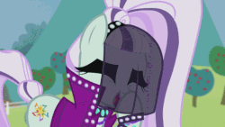 Size: 480x270 | Tagged: safe, screencap, coloratura, earth pony, pony, g4, the mane attraction, animated, countess coloratura, cute, female, giggling, noblewoman's laugh, rarabetes, solo