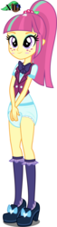 Size: 674x2658 | Tagged: safe, artist:mlpcutepic, edit, sour sweet, equestria girls, g4, diaper, diaper edit, female, non-baby in diaper, onesie, solo