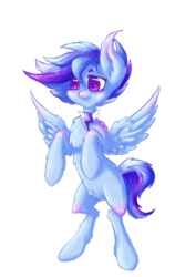 Size: 2480x3508 | Tagged: safe, artist:awkwardlyanonymous, oc, oc only, oc:glacial shift, pegasus, pony, female, high res, mare, rearing, solo
