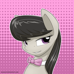 Size: 1024x1024 | Tagged: safe, artist:neoncel, octavia melody, earth pony, pony, g4, bowtie, female, looking at you, mare, solo