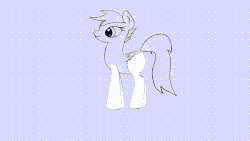 Size: 852x480 | Tagged: safe, scootaloo, g4, animated, female, monochrome, running, solo