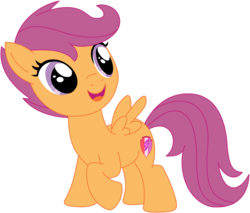 Size: 3112x2648 | Tagged: safe, artist:shaelynn-t, scootaloo, g4, cutie mark, female, high res, open mouth, simple background, solo, the cmc's cutie marks, white background