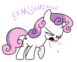 Size: 8724x7001 | Tagged: safe, artist:anyponedrawn, sweetie belle, g4, absurd resolution, female, simple background, sneezing, sneezing fetish, solo, transparent background