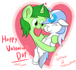 Size: 4203x3849 | Tagged: safe, artist:mintysketch, oc, oc only, female, male, meta, oc x oc, shipping, straight, text, twitter, valentine's day