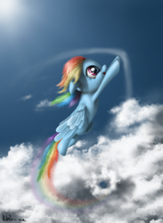 Size: 2000x2735 | Tagged: safe, artist:neko-me, rainbow dash, g4, female, flying, solo