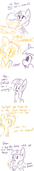 Size: 792x3960 | Tagged: safe, artist:tjpones, flash sentry, sunset shimmer, twilight sparkle, oc, oc:booker, alicorn, pony, g4, baby, baby pony, book, book thief arc, clothes, comic, costume, female, gasp, hug, implied childbirth, implied kissing, implied pregnancy, lesbian, magical lesbian spawn, male, mare, offspring, ponysuit, ship:flashlight, ship:sunsetsparkle, shipping, straight, that pony sure does love books, twilight sparkle (alicorn), wat, what a twist