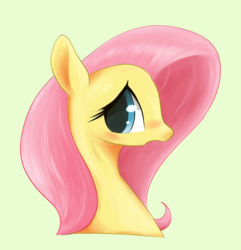 Size: 1599x1657 | Tagged: safe, artist:91o42, fluttershy, g4, female, simple background, solo