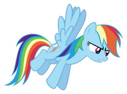 Size: 4062x3000 | Tagged: safe, artist:sollace, rainbow dash, pony, g4, testing testing 1-2-3, female, flying, show accurate, simple background, solo, transparent background, vector