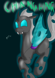 Size: 3541x5016 | Tagged: safe, artist:skyseeker0401, changeling, solo