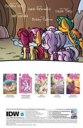 Size: 1041x1600 | Tagged: safe, idw, apple bloom, diamond tiara, scootaloo, silver spoon, snails, snips, sweetie belle, g4, spoiler:comic, cutie mark crusaders, preview