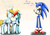 Size: 2700x1900 | Tagged: safe, artist:mikukawaine, rainbow dash, oc, oc:dikinson, alicorn, pony, g4, alicorn oc, crossover, male, russian, sonic the hedgehog, sonic the hedgehog (series)